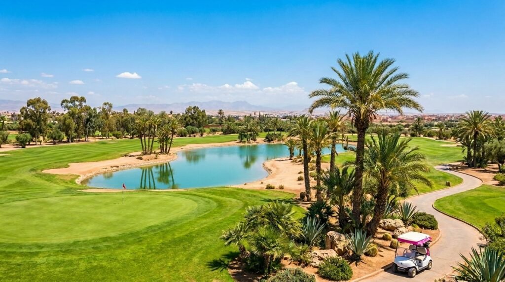 Golfing Between Sea and Mountains
