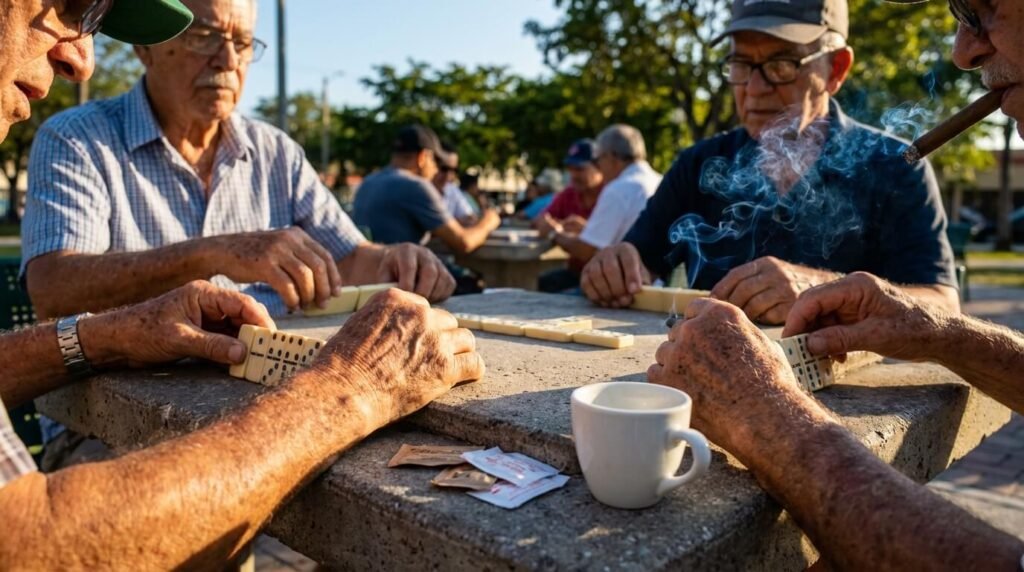 Little Havana (Calle Ocho) Dominoes, Cafecito, and the Soul of an Exile City