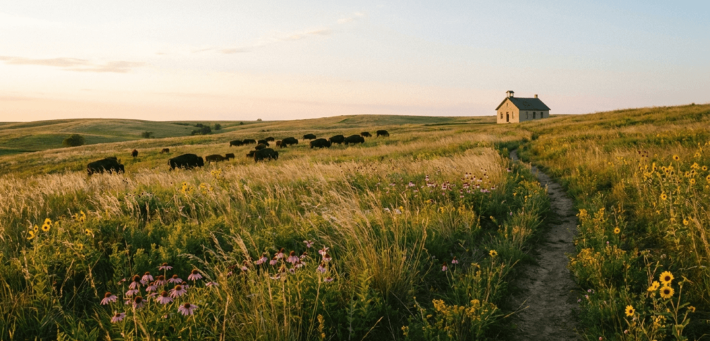 Tallgrass Prairie National Preserve in Kansas, 