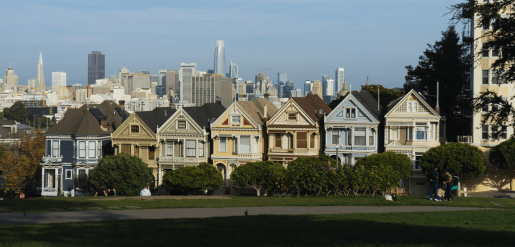 The Painted Ladies of Alamo Square, san francisco
