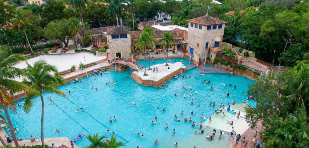 The Venetian Pool Beauty Carved from Coral Rock