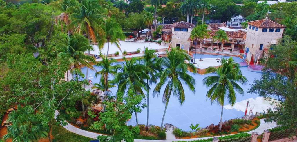 The Venetian Pool in Coral Gables Miami