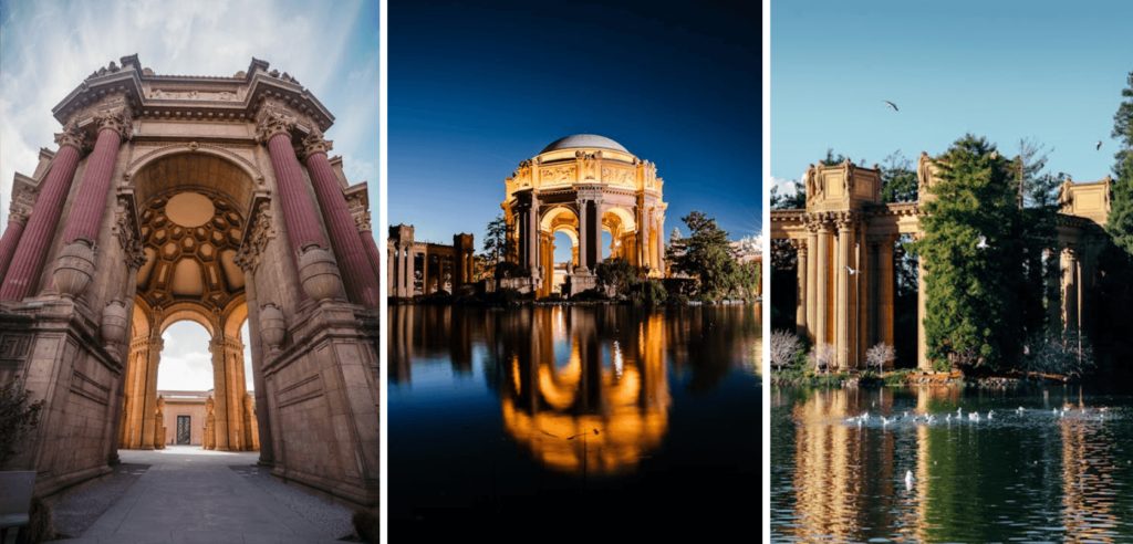 The palace of fine arts  san francisco 