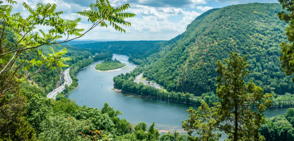 the Delaware Water Gap
