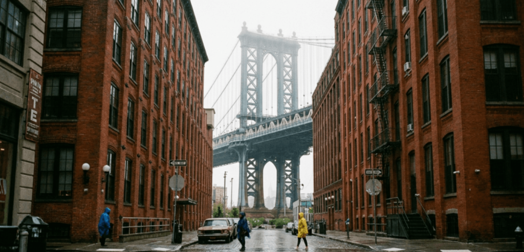 the Manhattan Bridge new york
