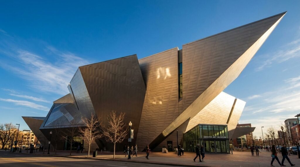 Denver Art Museum exterior – a must-visit denver attraction for art lovers and one of the top places to visit in Denver