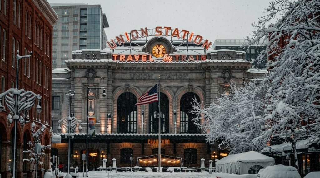 Denver Union Station interior – one of the best places to visit in Denver for history and food