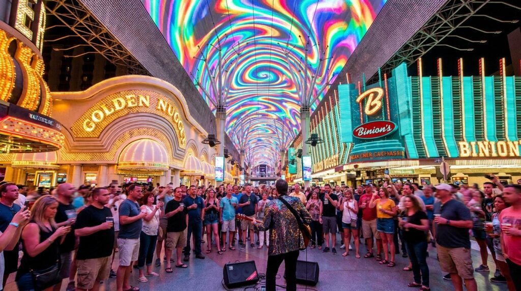 Fremont Street Experience in downtown Las Vegas