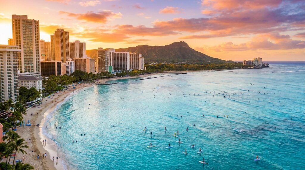 waikiki beach honolulu hawaii