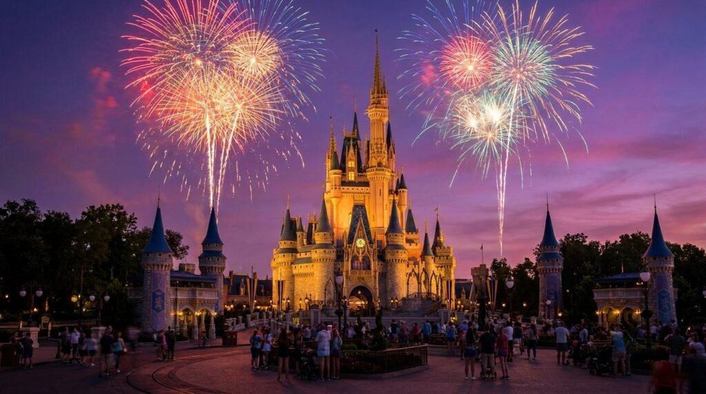 Magic Kingdom castle at Walt Disney World