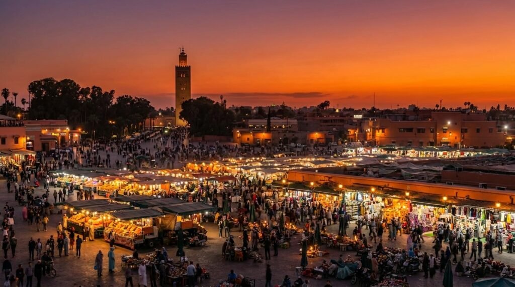 jemaa el-fnaa square in marrakech