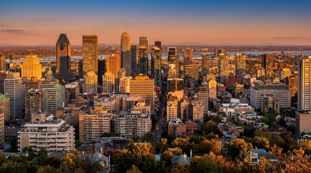 montreal city skyline