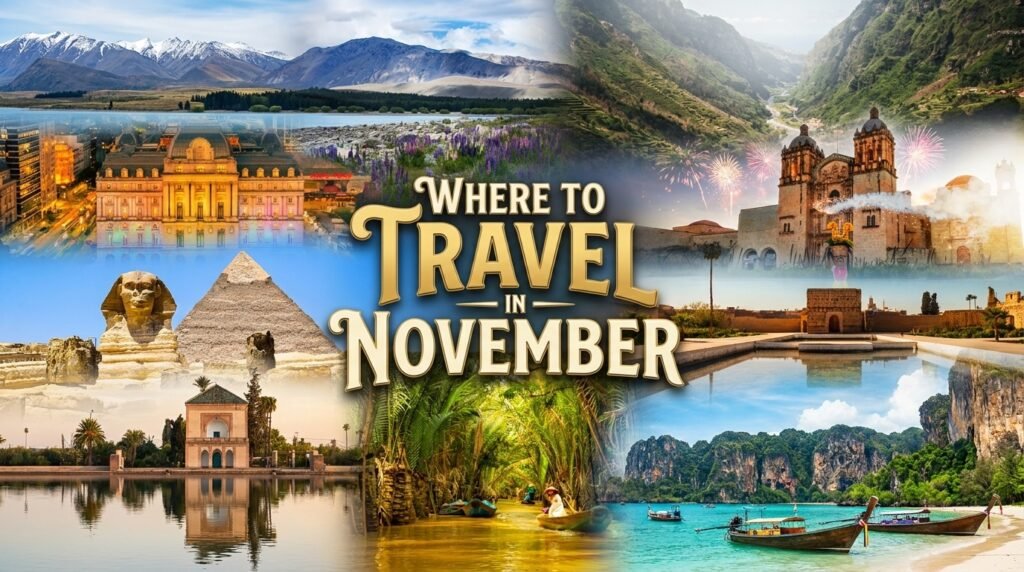 Where to travel in November — map of 12 best destinations for weather and value